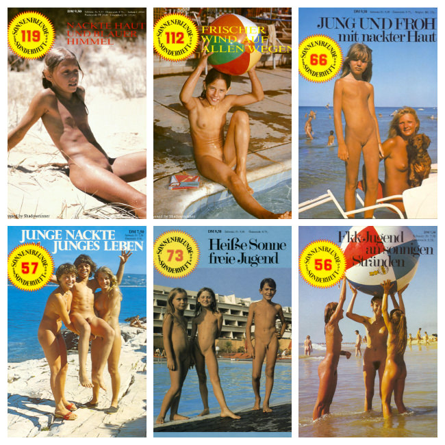 Sonnenfreunde Sonderheft Nr.56-119 vintage nudists photo magazine [家族のヌーディズム]