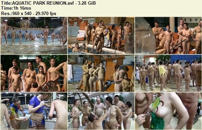 People naturists France video - Aquatic park reunion [家族のヌーディズム]