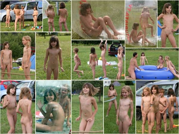 A decent summer nudist camp in nature [家族のヌーディズム]