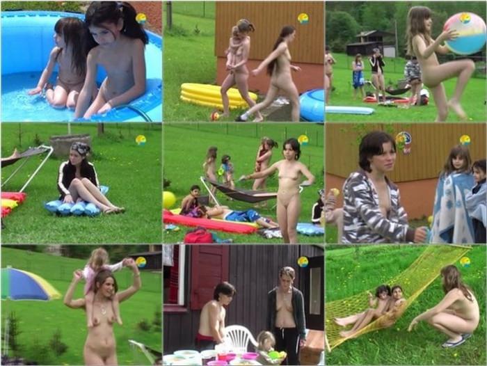 Family nudism video Meadow Naturist Freedom [家族のヌーディズム]