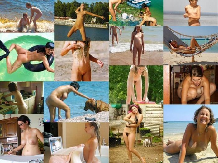 3 family nudism gallery: Funny Moments Of Nudists Life-2, Nudists Housewives-2 And Young Nudists [家族のヌーディズム]